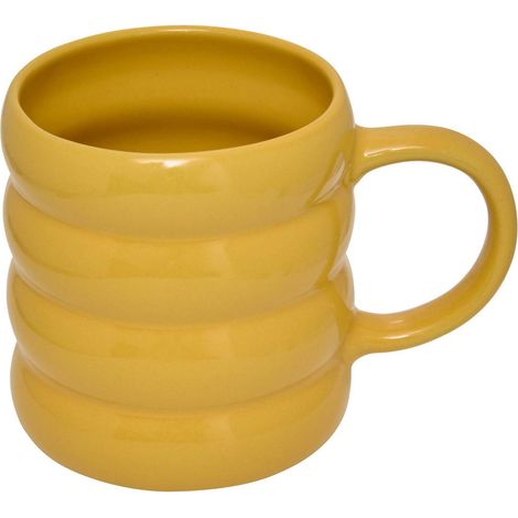 Taza en relieve Poolside amarilla 44cl - Atmosphera créateur d'intérieur (1/4)