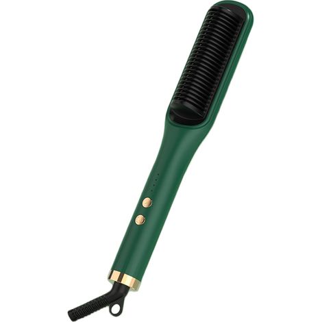 Lisseur Brosse à Cheveux Intelligent Thermostat Ionique Négatif 2 en 1 Lissage et Bouclage Prise US 220V (1/5)