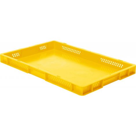 Contenedor de transporte manejable TK600/50-0, amarillo