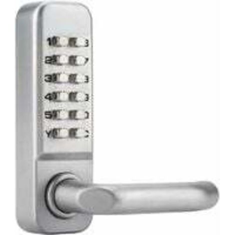 Serrure à code mécanique étanche, combinaison de code à 1 à 11 chiffres Mot de passe de sécurité Serrure codée Serrure de porte à combinaison mécanique sans clé pour porte de bureau en bois