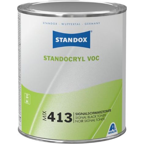 Standox Mix 413 Standocry de base opaque Signal de COV Noir Toner LT 1