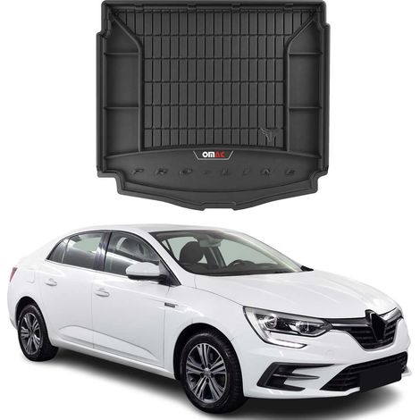 OMAC Tapis de Coffre 3D TPE Premium Compatible avec Renault Megane IV Kombi 2016 à 2023 - Bac de Protection de Coffre Intérieur antidérapant Revêtement de Coffre Bords Hauts pour Voiture Noir (1/5)
