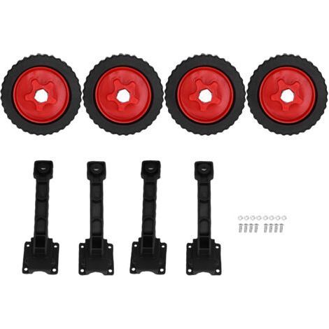 Universal Adjustable Support Wheel for Dismountable Lawn Mower - Practical Garden Accessory - (1/5)