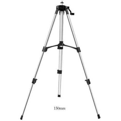 Niveau laser,Trépied de niveau Laser 1.5M hauteur réglable épaissir le support de trépied en aluminium pour trépied à nivellement automatique (1/3)