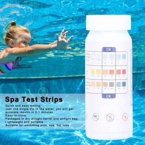 pH-Teststreifen für Trinkwasser - DILWE - Hohe Empfindlichkeit - 3 in 1 (1/4)