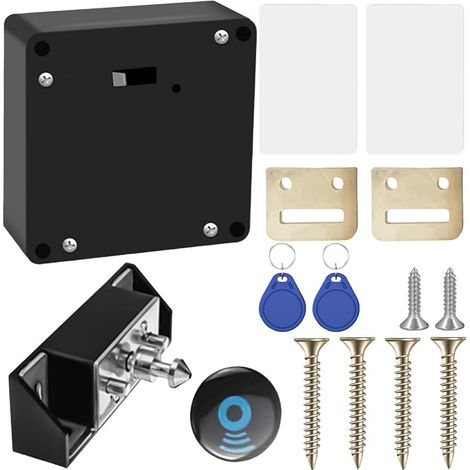 Smart Cabinet Lock, Smart Lock, RFID Opening, IC Sensor, Cabinet Drawer for Factories, Sauna Bookcases and Offices (1/5)