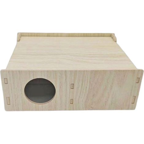 Hamsterhaus-Habitat-Dekoration mit 4 Kammern für Lemminge, Goldhamster und andere Kleintiere (1/5)