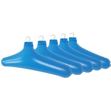 Cintres Gonflables Antidérapants pour Voyage 5 Pièces Porte-Manteaux Extérieur Portable (1/4)