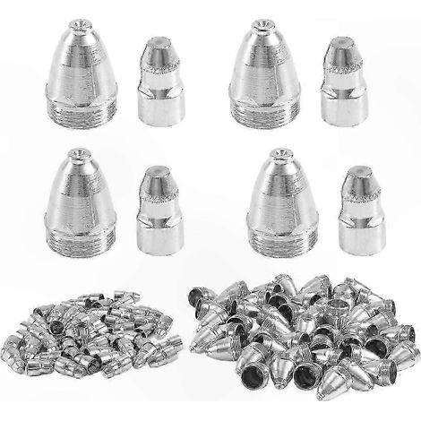 Verbrauchsmaterialien-Set für Plasmaschneidbrenner – 100 Düsen, Elektroden und Spitzen für CNC-Anwendungen, 60 A–100 A (1/5)