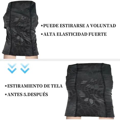 Masque intégral moto anti-vent et respirant, protection UV pour sports extrêmes, noir (1/5)