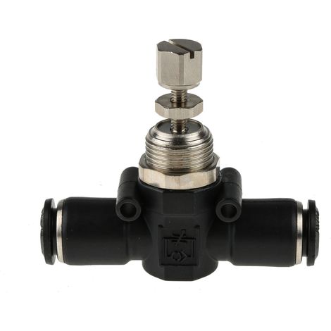 Régulateur de débit RS PRO, Push In 8mm ( Prix pour Paquet de 10 ) (1/3)