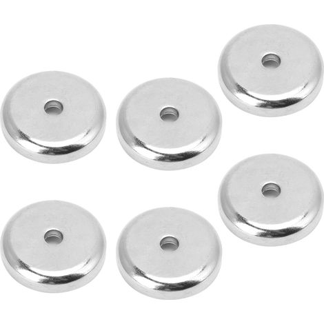 Aimants fraisés D32, néodyme fer bore, disques à tête fraisée, lot de 6 pièces pour fixation robuste. (1/5)