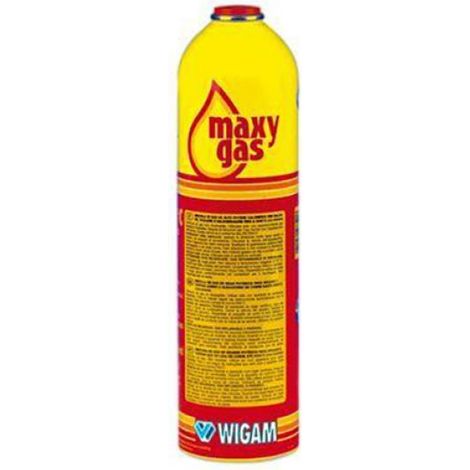 Cartuccia di ricambio per bombola propano wigam maxigas, wig 11003003, 610 ml