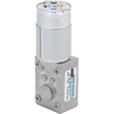 Turbinen-Schneckengetriebemotor, Gleichstrom, hohes Drehmoment, niedrige Drehzahlregelung, klein, 2-Wege, DC 12 V, XD40WB-555YSF, 10 U/min (1/5)