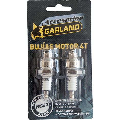 Blister 2 unità di Candele 4T (RJ19LM) GARLAND (7101000200)