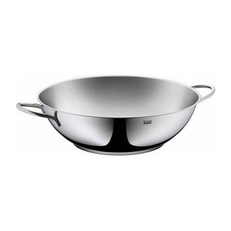 Sartén WOK para inducción Silit de acero inoxidable de 32 cm