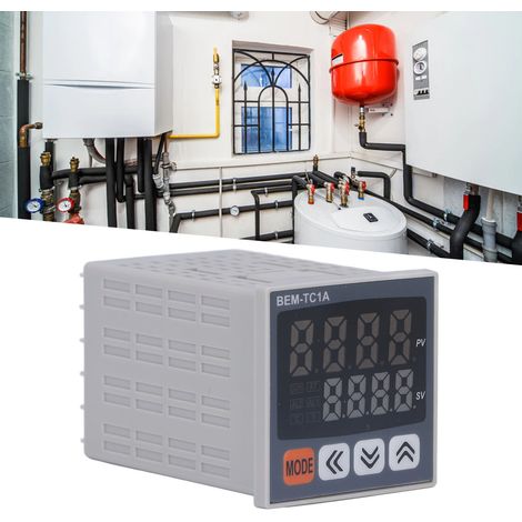 BERM® 4848 mm Intelligenter Temperaturregler mit Digitalanzeige, PID-Regelung und Dual-Ausgang (1/5)