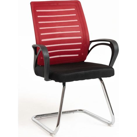Sillas de escritorio - Silla Confidente Binet - Rojo (1/5)