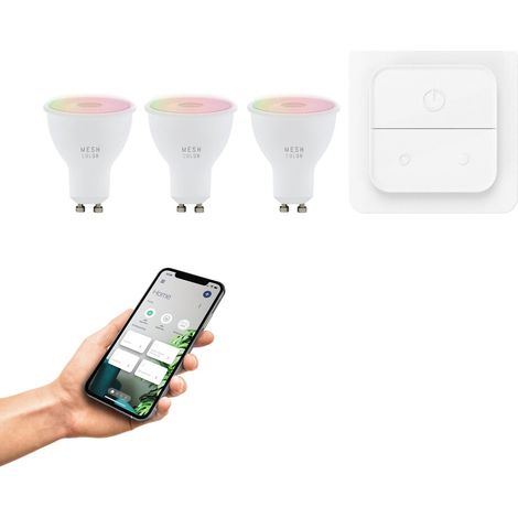 Lot de 3 Led Zigbee GU10 4,9 W - 345 lm - 2700 à 6500 K - 110313