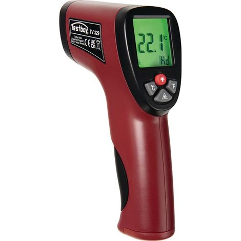 TESTBOY Infrarothermometer TV 329 -50 – +550GradC ±3,0GradC/±3% 2x AA 1,5V TESTBOY (1/2)