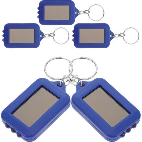 5 Piece USB Flashlight Emergency Handheld Keychain Supplies Outdoor