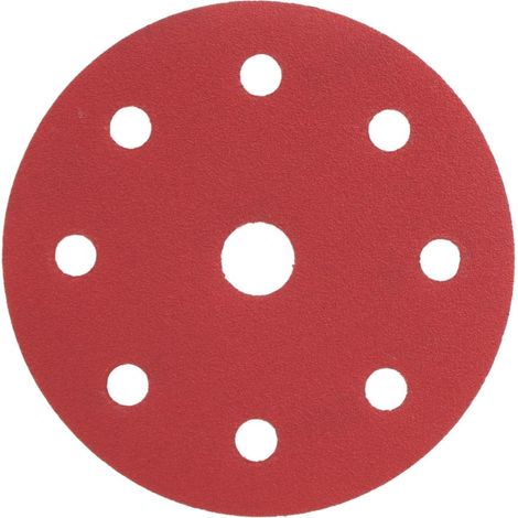 Disque abrasif - Radix - Pro - Velcro 125 mm - P120 - 9 trous (10 pcs)