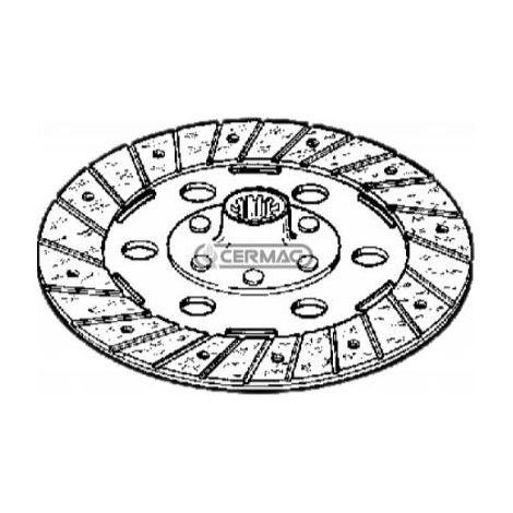 Disco de embrague rígido para tractor agrícola BARBIERI 15191