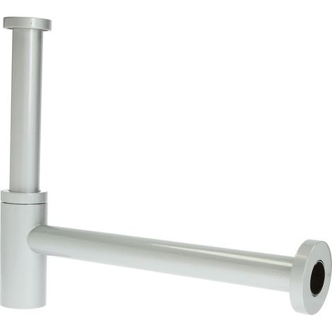 Siphon design 1 1/4’’, mat noble 1 1/4’’ x 32 mm avec rosace