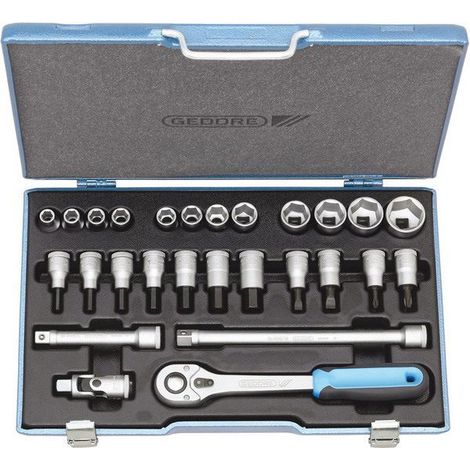 Set di chiavi a bussola 19 IMU-10, 27 pezzi, 1/2 pollice, da 10 a 30 mm, Z.32, 6KT (1/5)