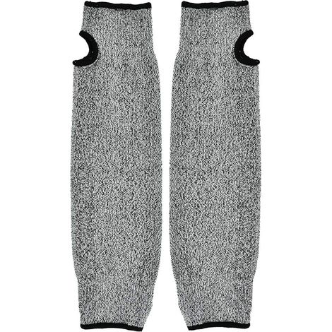 Manchon de Protection pour Bras, Manches Anti-coupures Manchon pour Bras de Sécurité Gants de Ttravail à Manches Longues Résistant aux Coupures pour Jardin Cuisine et Travaux Agricoles (45cm) (1/5)