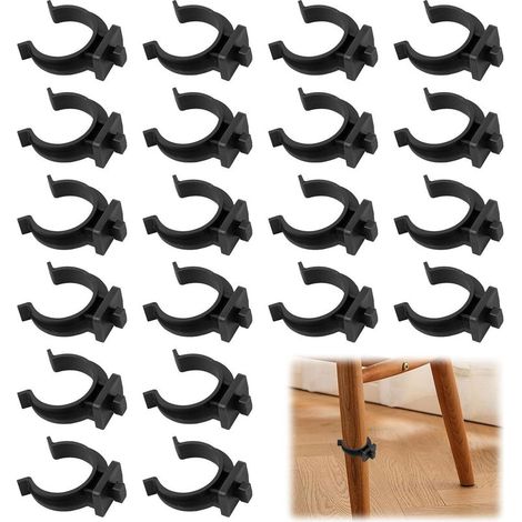 Küchensockelleisten-Befestigungselemente, 20 Stück Küchensockelleisten-Clips, Küchensockelleisten-Befestigungen für Ikea, Küchensockelleisten-Clips, Küchensockelleisten-Befestigungsclips, für Küchen,  (1/5)