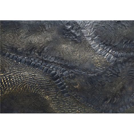 Fototapete Schlangenleder 150x105 cm Modern Glam Einfache Montage Hochwertige Qualität (1/5)