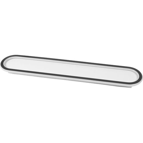 Plafonnier LED de surface design réglable rectiligne en fer aluminium silicone pour cuisine bureau chambre couloir (1/5)