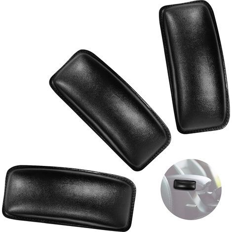 Car Door Armrest, 3 Pcs Car Armrest Cushions Are Used To Protect Elbows And Knees, Universal Car Armrest Cushion For Doors And Side Console(Black) (1/5)