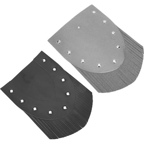 Garde-boue avant moto avec franges, accessoire de personnalisation moto (noir) (1/4)