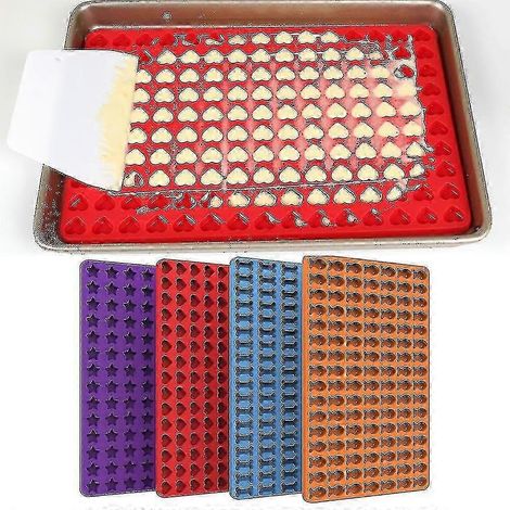 Moules à friandises pour chiens - Mini moule en silicone pour bonbons, chocolats, biscuits, friandises pour chiens - Pour la cuisson et la congélation