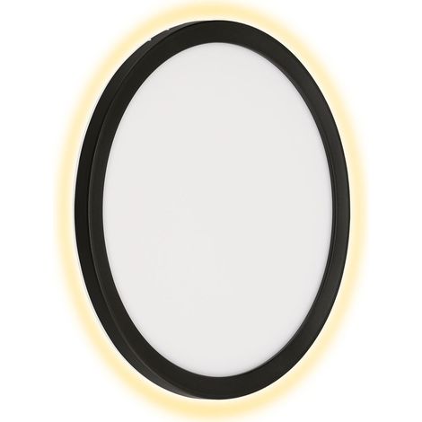 Lampada da esterno a LED 4000K IP44 15W nera plastica Ø28 cm Telefunken