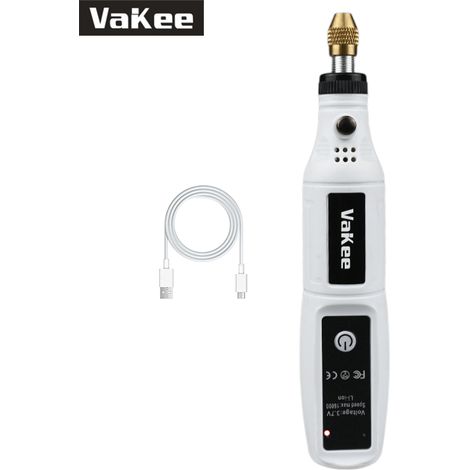 (Blanc 1) Mini perceuse rechargeable USB, outil rotatif, mini polisseuse