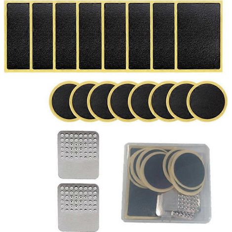 Kit de réparation de chambre à air vélo, agent de réparation de pneu sans colle, rustine auto-adhésive pour bicyclette (1/5)