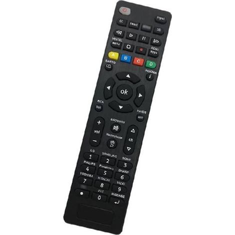 Télécommande universelle pour téléviseurs intelligents de marques telles que Samsung- LG- Sony- Panasonic- Haier- Toshiba et Philips. (1/4)
