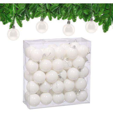 Juego de 50 adornos brillantes para árbol de Navidad (1/5)
