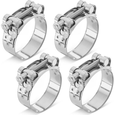 Stück Edelstahl T-Bolzen Schlauchschellen, Spannbereich 56-59mm, Breite 22mm, W4 (1/5)