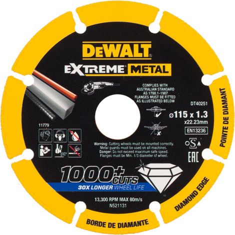 Dewalt Diamond Cutting Disc 115mm - DT40251-QZ