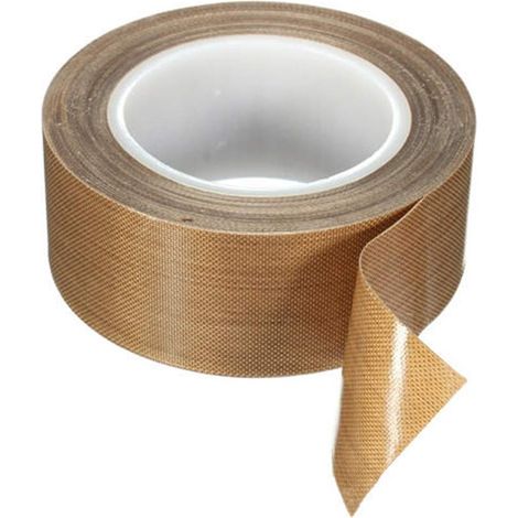 Hochtemperatur-Klebeband, PTFE/Teflon, hochtemperaturbeständig, für Vakuumverpackungsmaschinen (25 mm 10 m) (1/5)