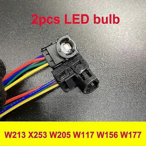 Accessoires pour module d'éclairage d'ambiance LED W205 X253 W213 : câbles de connexion pour ampoule LED de remplacement pour éclairage d'ambiance de bouche d'aération Mercedes-Benz (éclairage de véhi (1/5)