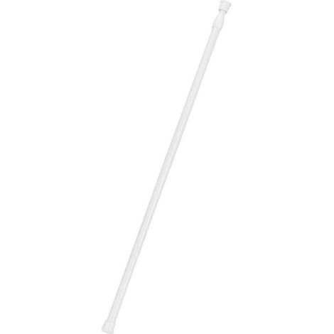 Adjustable Spring Telescopic Shower Bathroom Window Curtain Rail Loaded Pole Rod 60-110cm (1/4)