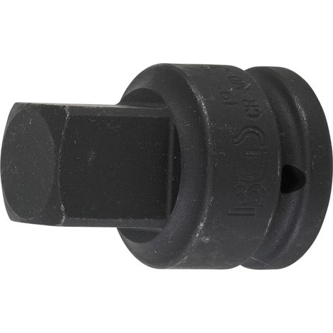 Adaptador de llave de vaso de impacto  cuadrado interior 20 mm (3/4") - cuadrado exterior 25 mm (1") (1/2)