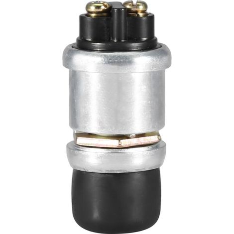 Bouton-poussoir à bouton de klaxon 2Pin 12V 20A étanche voiture bateau vélo interrupteur bouton poussoir klaxon démarrage du moteur robuste universel interrupteur klaxon camion+interrupt (1/5)