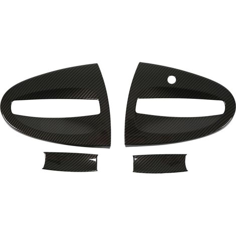 Carbon Fiber Car Exterior Door Handle, 4 Pieces, Replacement Bowl Cover for Smart Fortwo W451 2009 – 2015 (1/5)