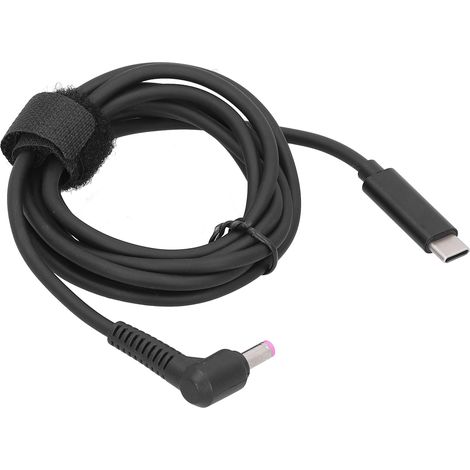 Câble d'alimentation DC 4.8x1.7mm mâle vers USB-C pour PC portable (1/5)